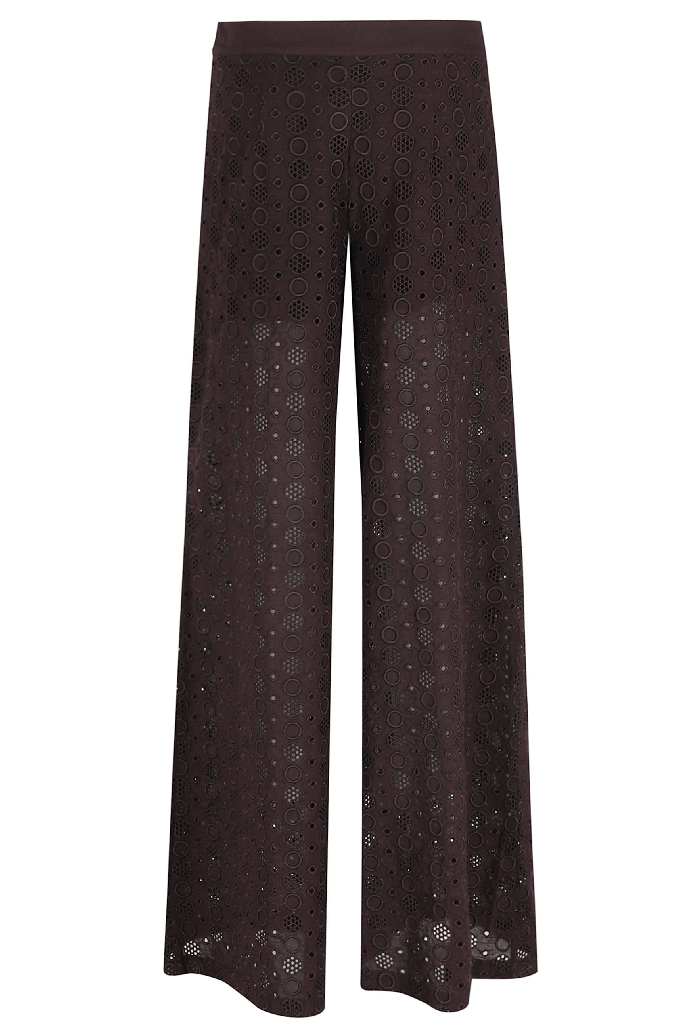 Kimmy Pantalone Brown Cotone Pantaloni