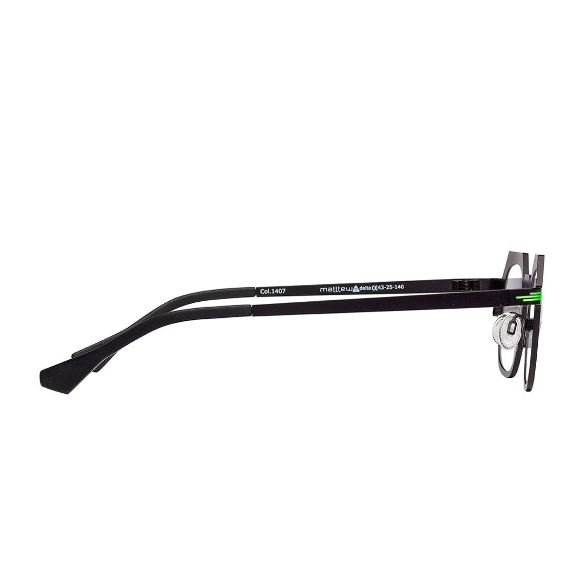 Matttew Delta Black Titanio Eyeglass Frames