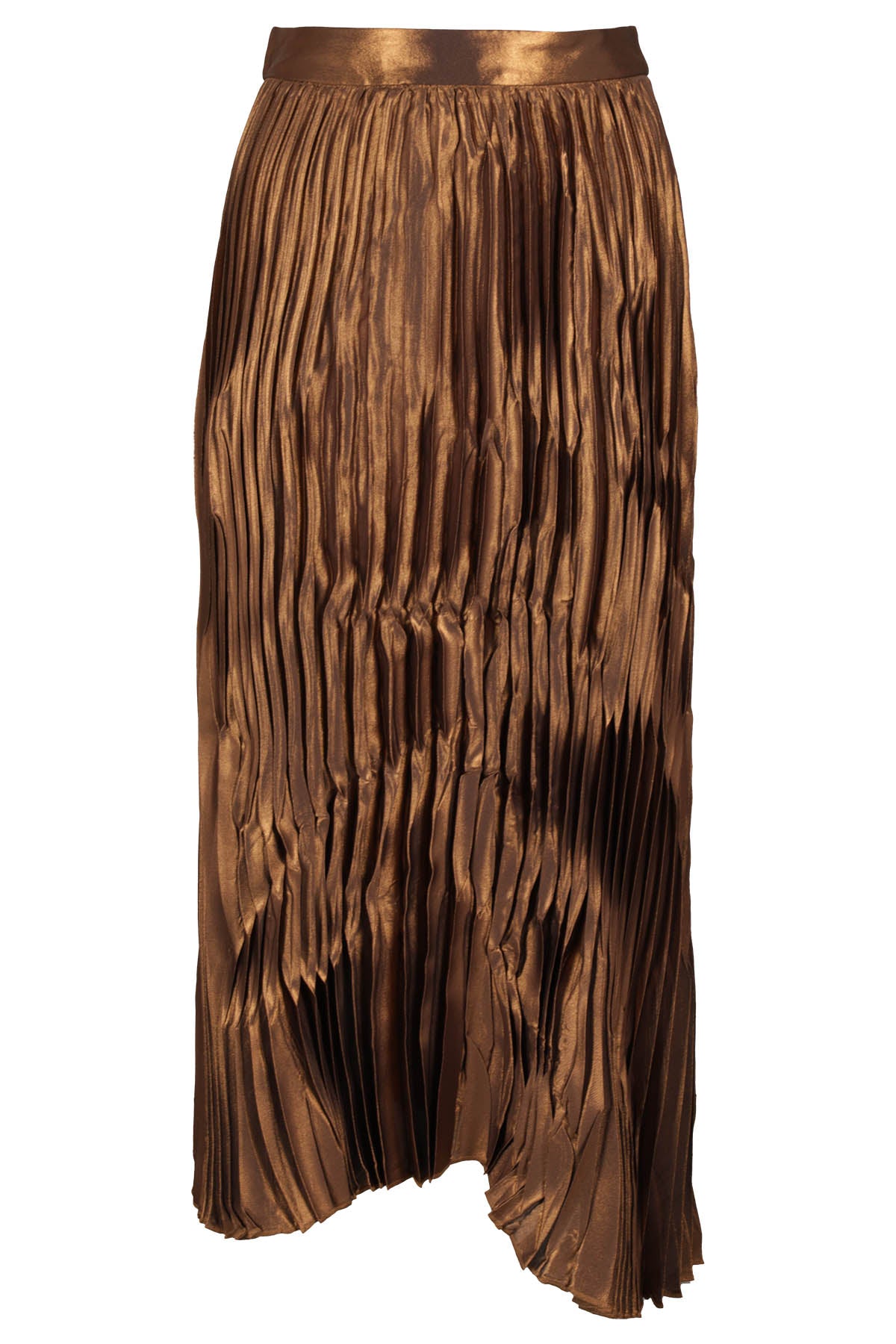 Skirt Brown Poliestere Gonna