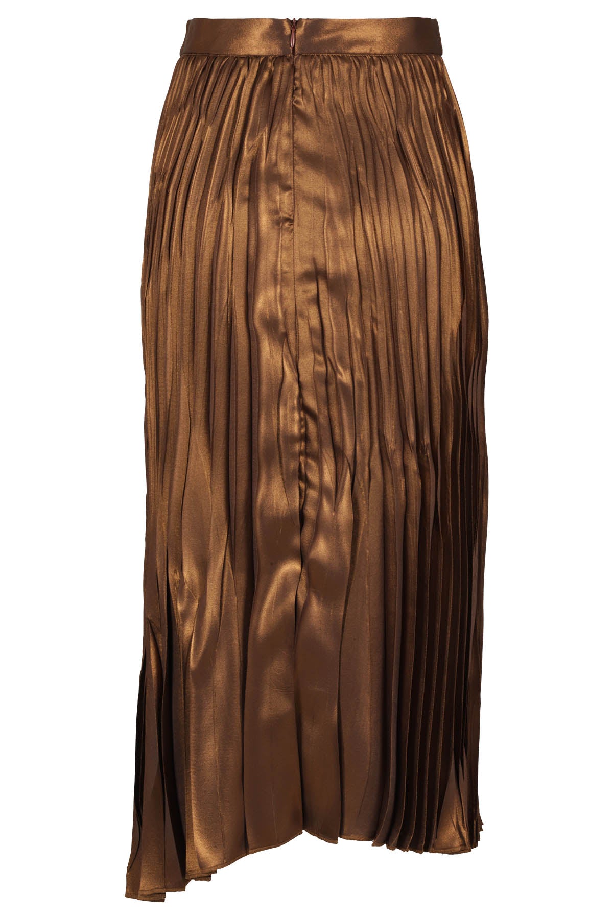 Skirt Brown Poliestere Gonna