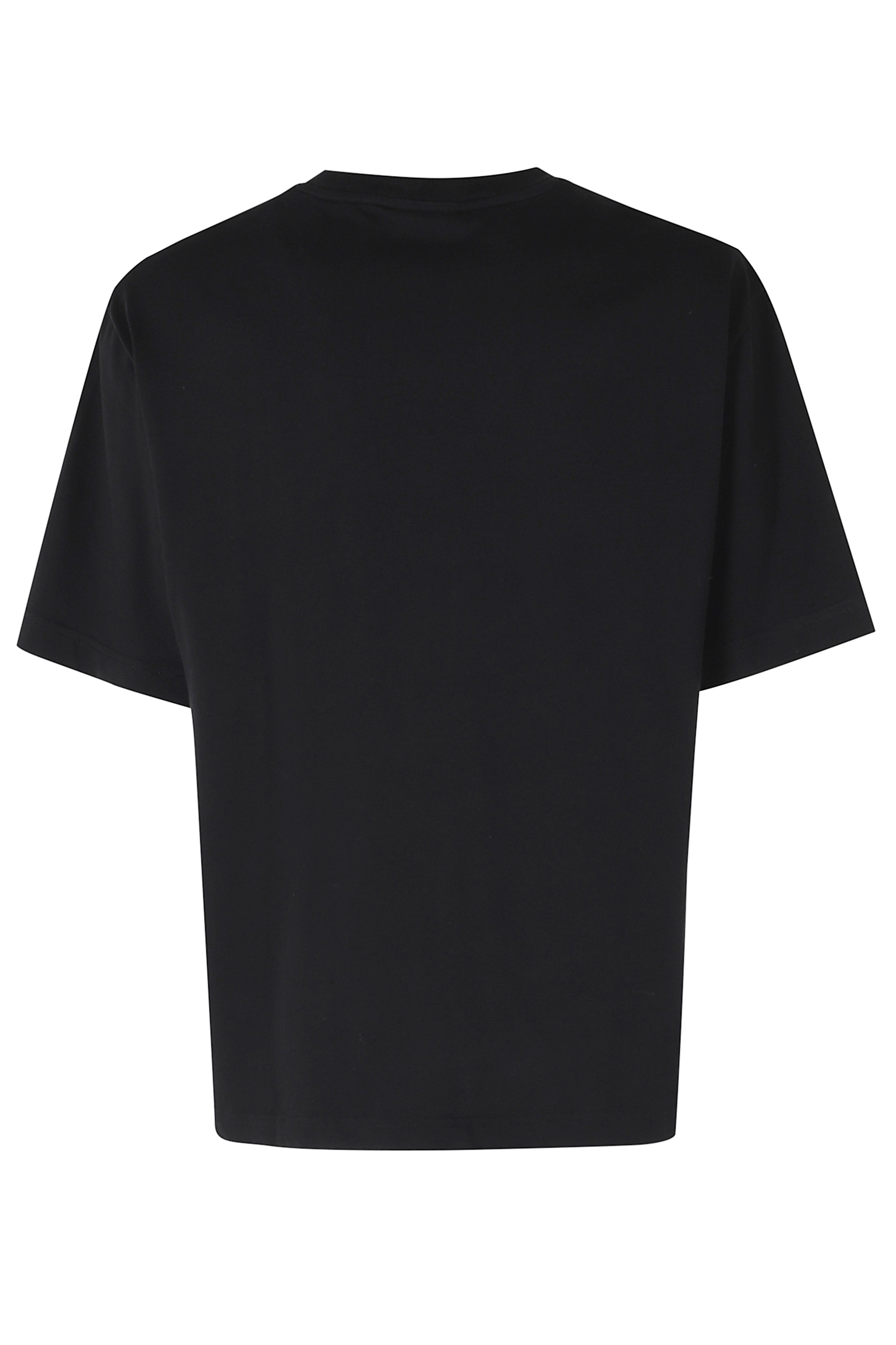 Fox Head Oversize Tee-Shirt Black Cotone T-shirt