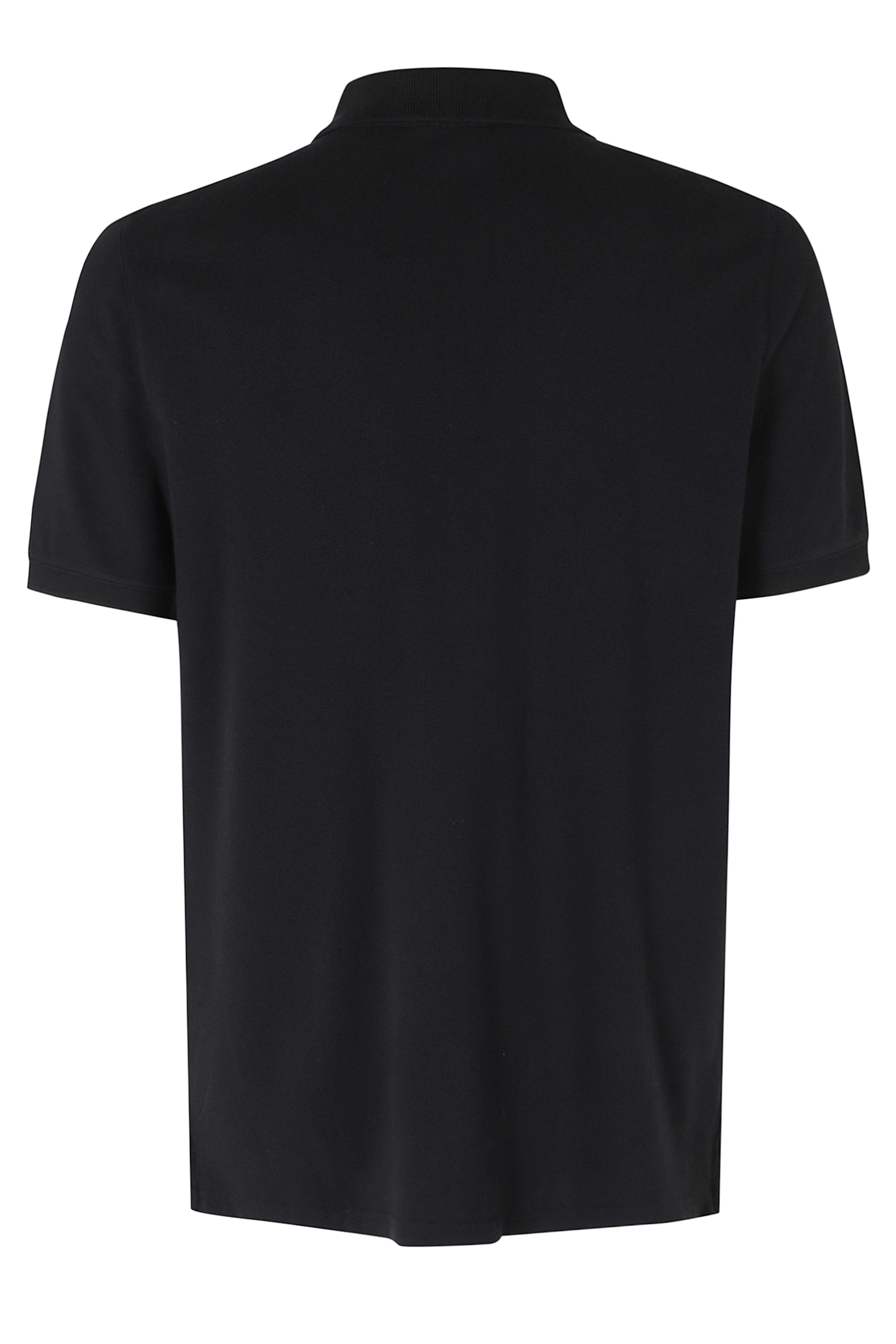 Fox Head Regular Polo Black Cotone