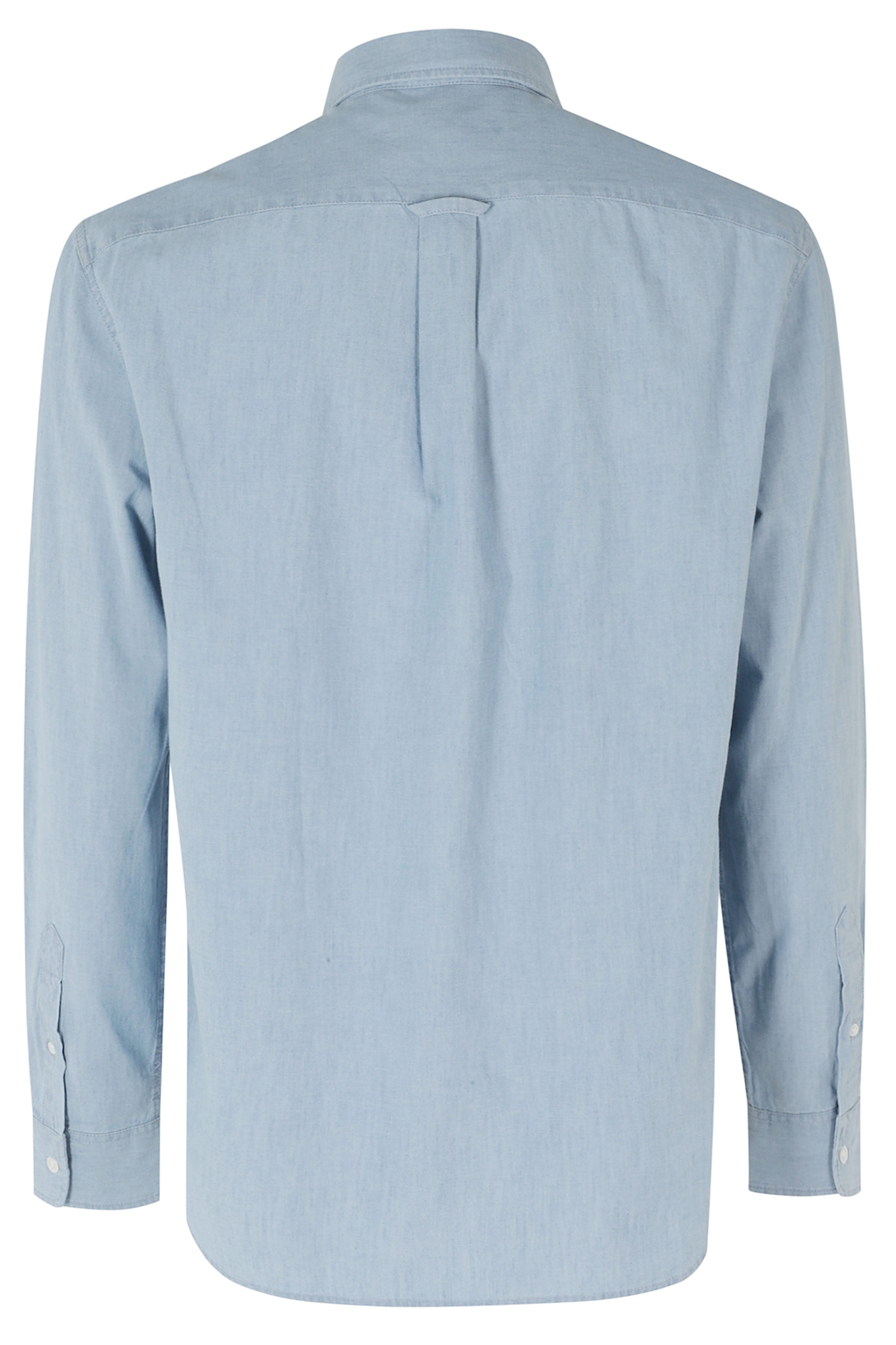 Profile Fox Regular Shirt Blue Cotone Camicia