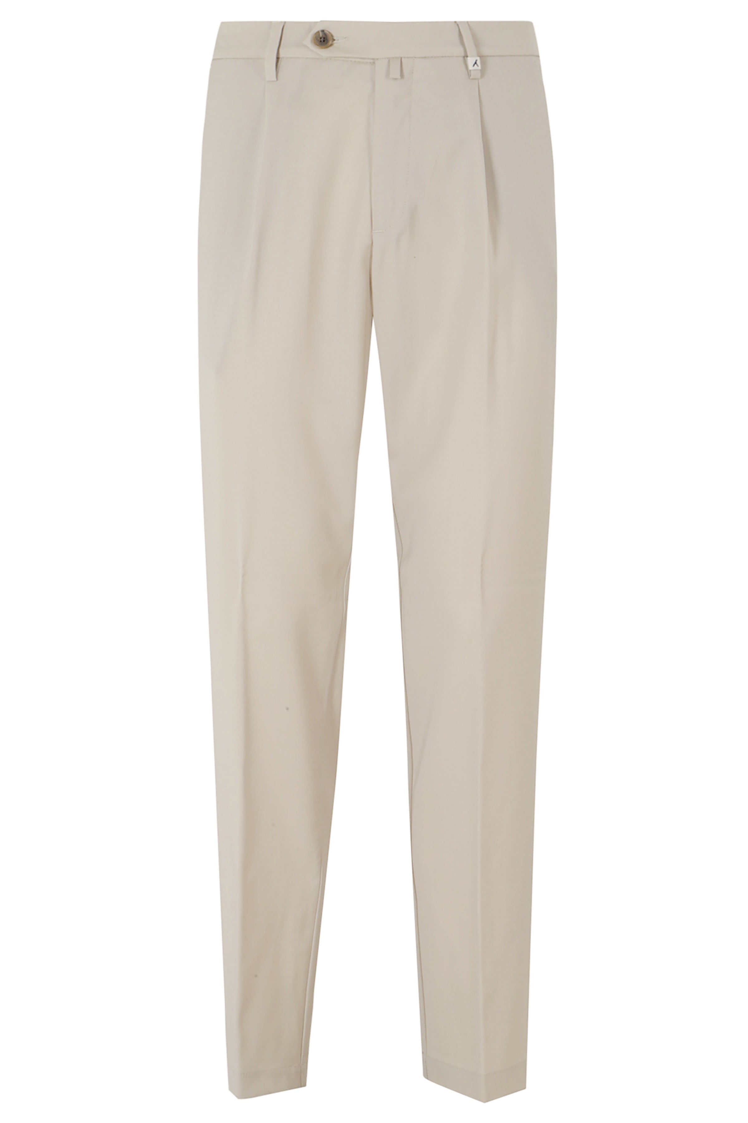 Pantalone Zeus Lana Luxury Descaiato Brown Pantaloni