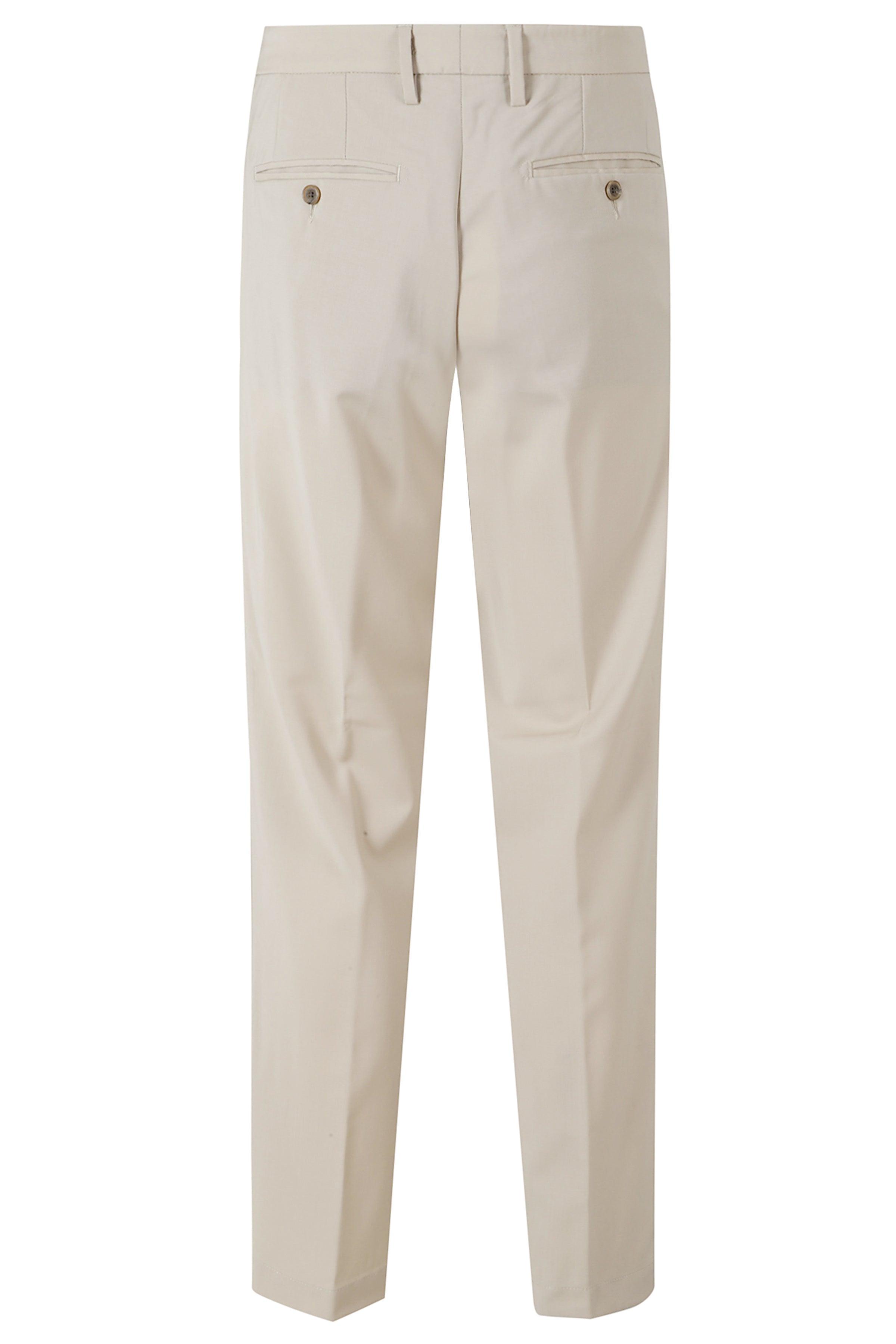 Pantalone Zeus Lana Luxury Descaiato Brown Pantaloni