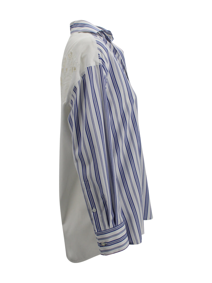 Max Mara Weekend Shirts Blue Cotton