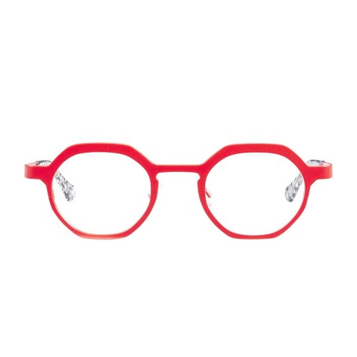 Matttew Retro Red Titanio Eyeglass Frames