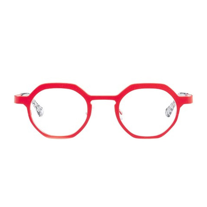 Matttew Retro Red Titanio Eyeglass Frames