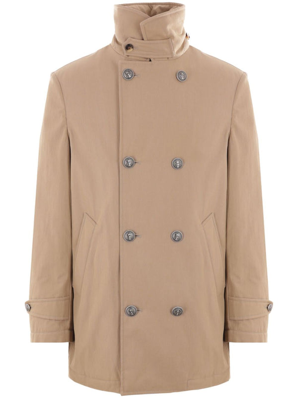 Brunello Cucinelli Outer: Cotton 75% coat in beige