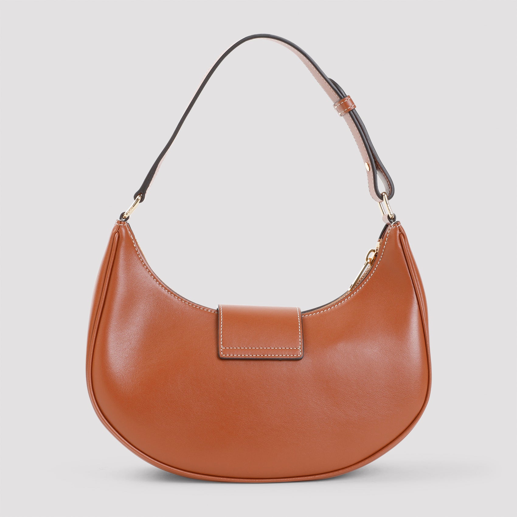 Medium Ava Triomphe Shoulder Bag Brown Calfskin
