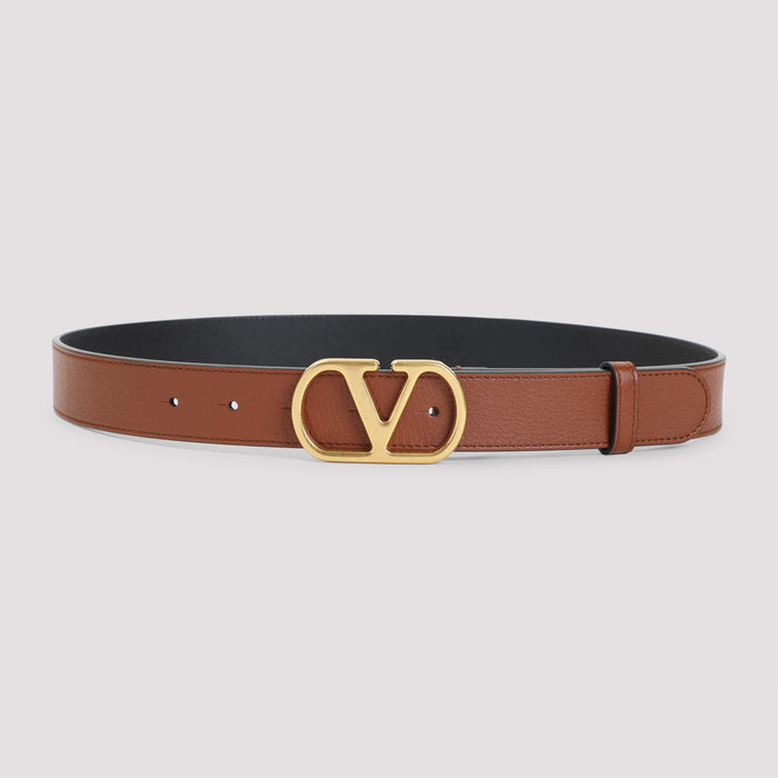 Vlogo 30 Belt Nude & Neutrals Calf Leather