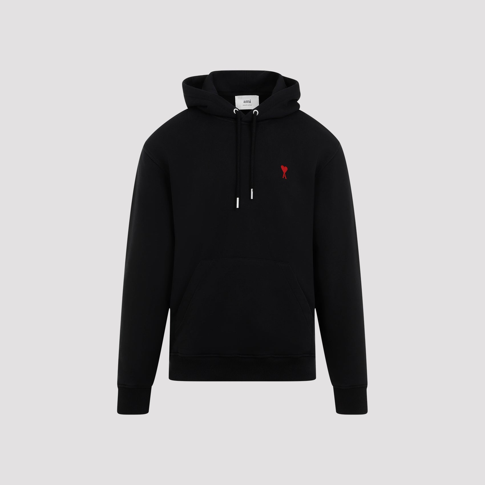 Ami De Coeur Hoodie Black Cotton Sweatshirt