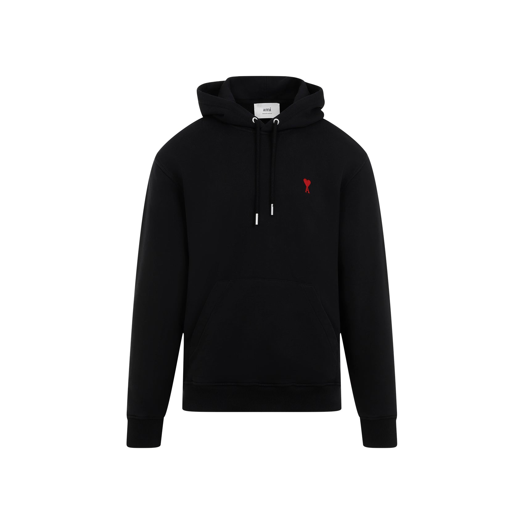 Ami De Coeur Hoodie Black Cotton Sweatshirt