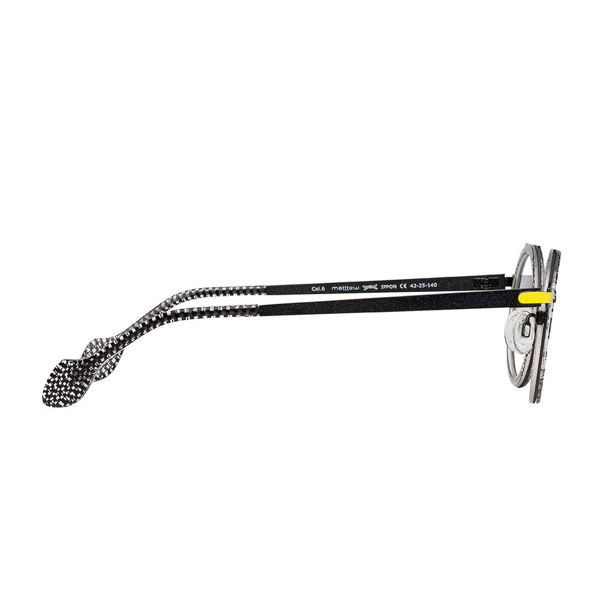 Matttew Ippon Black Celluloide Eyeglass Frames
