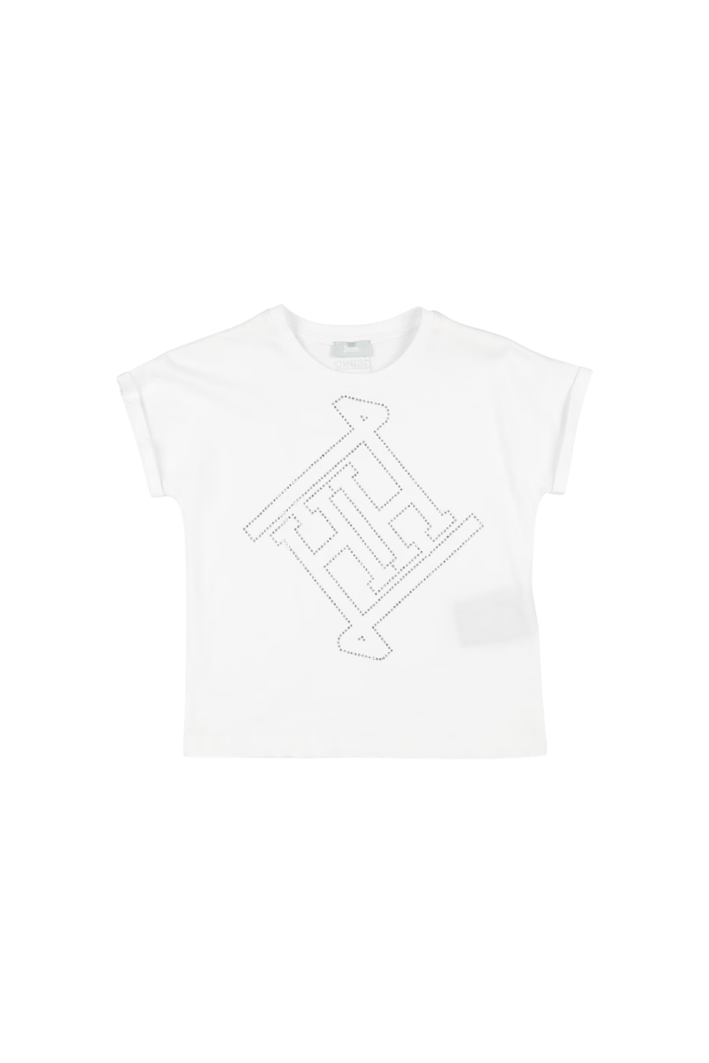 Herno 100% Cotton t-shirt in white