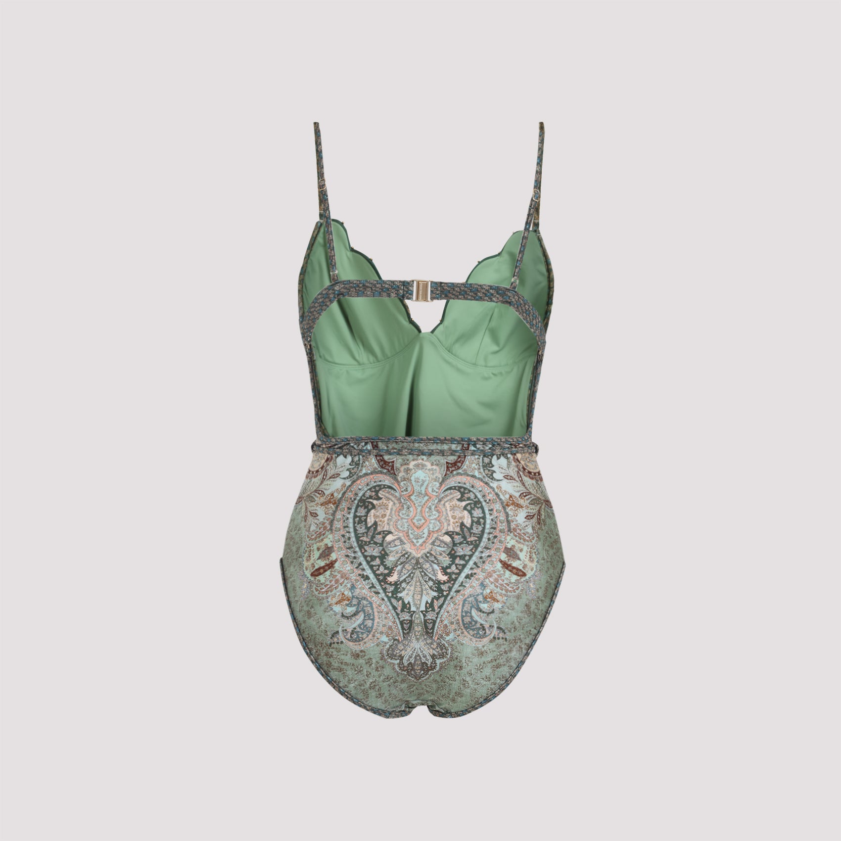 Wanderlust Scallop One-piece Multicolour Polyamide Elastane Swimwear
