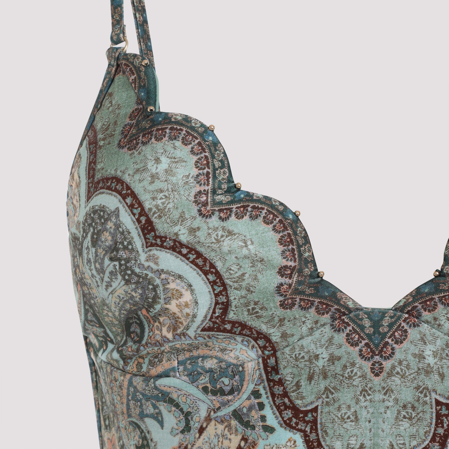 Wanderlust Scallop One-piece Multicolour Polyamide Elastane Swimwear