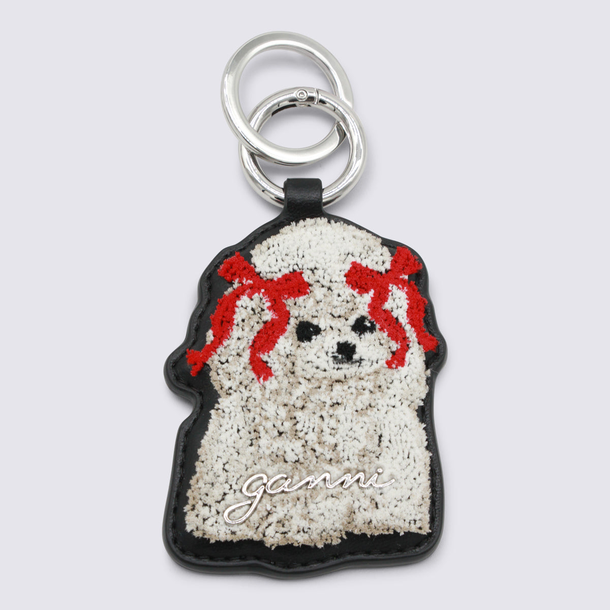 GANNI Keychains Black _le Pu Pl