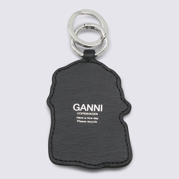 GANNI Keychains Black _le Pu Pl