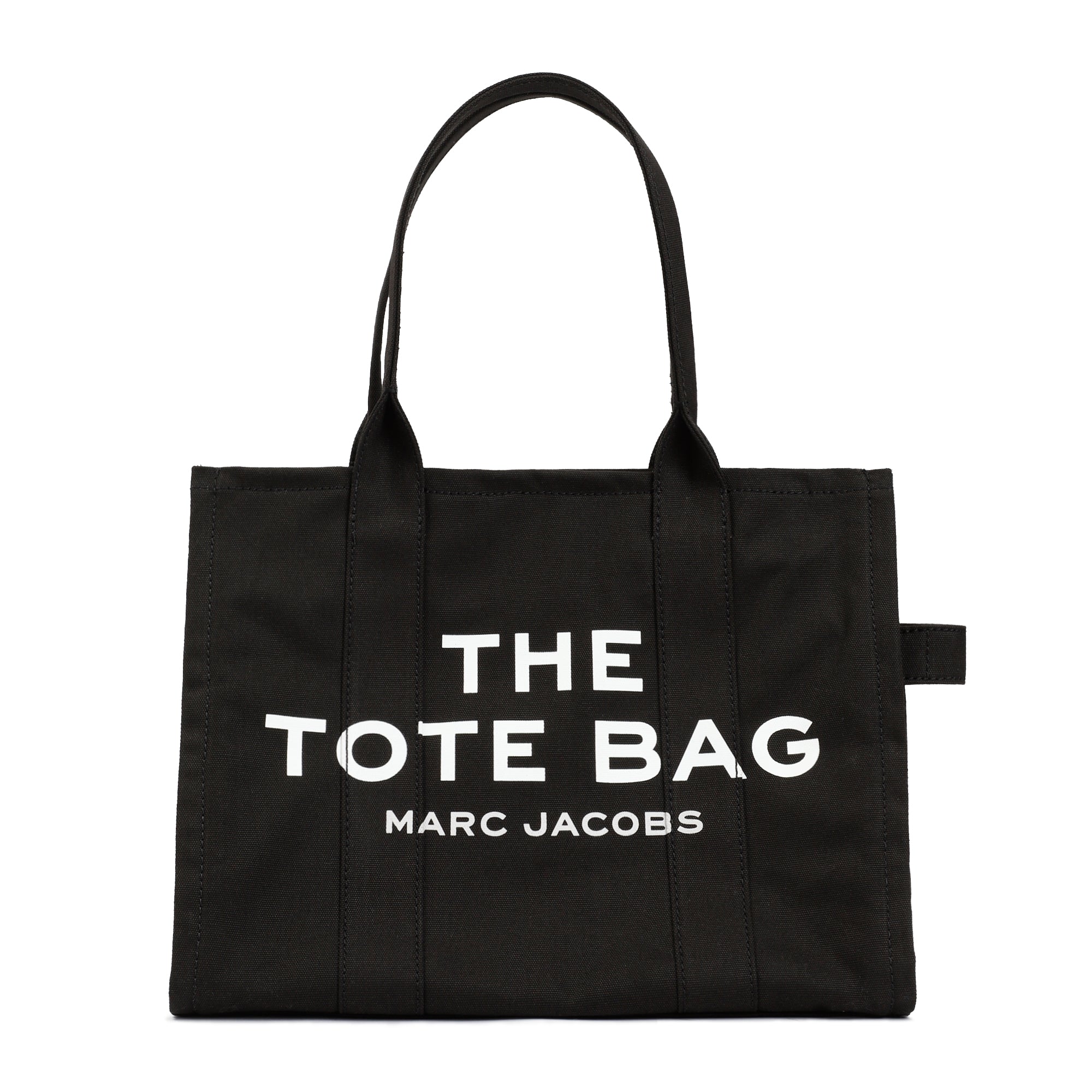 The Large Tote Bag Black Cotton