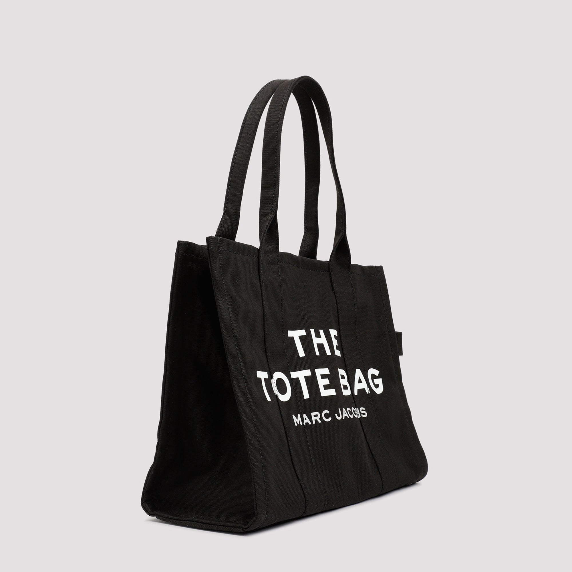 The Large Tote Bag Black Cotton