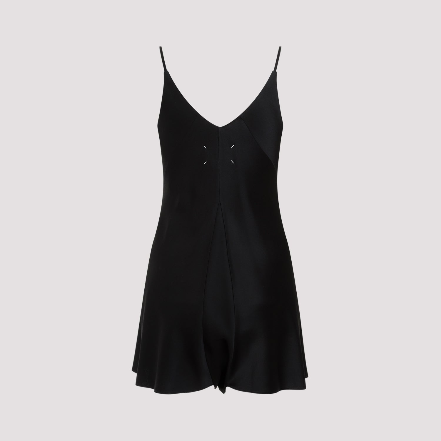 Viscose Jumpsuit Black Acetate Dress