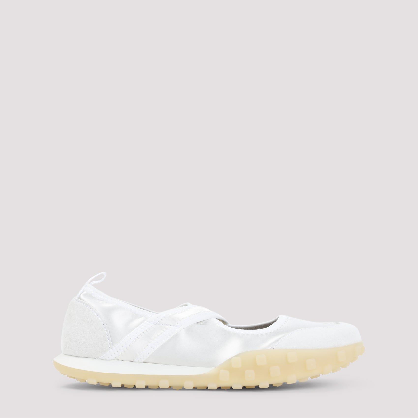 Moon Sneakers White Polyamide Acetate Elastane Shoe