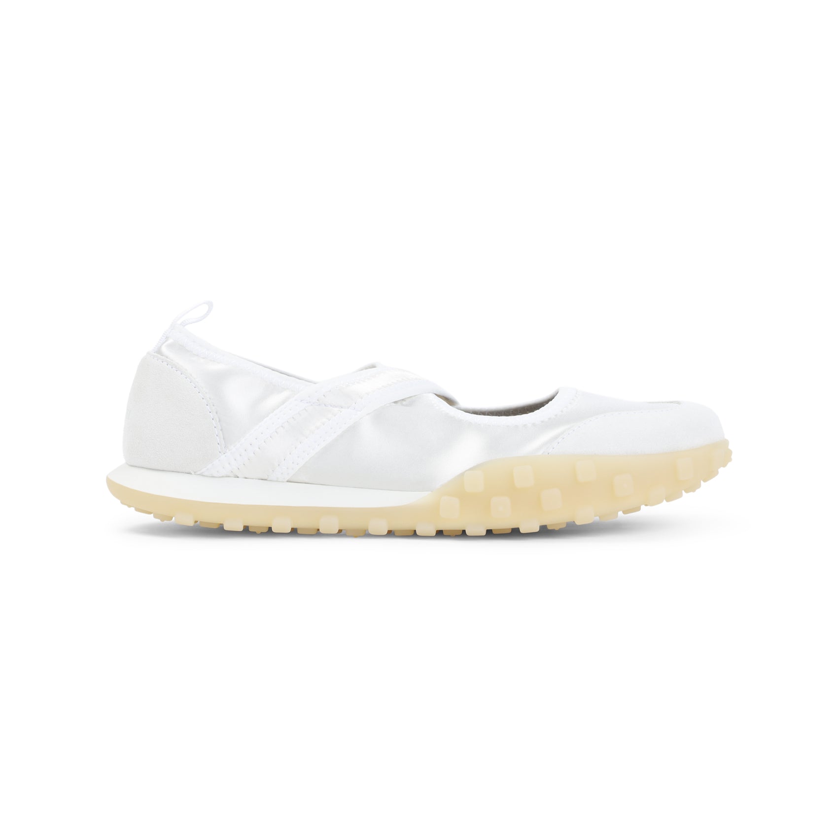 Moon Sneakers White Polyamide Acetate Elastane Shoe