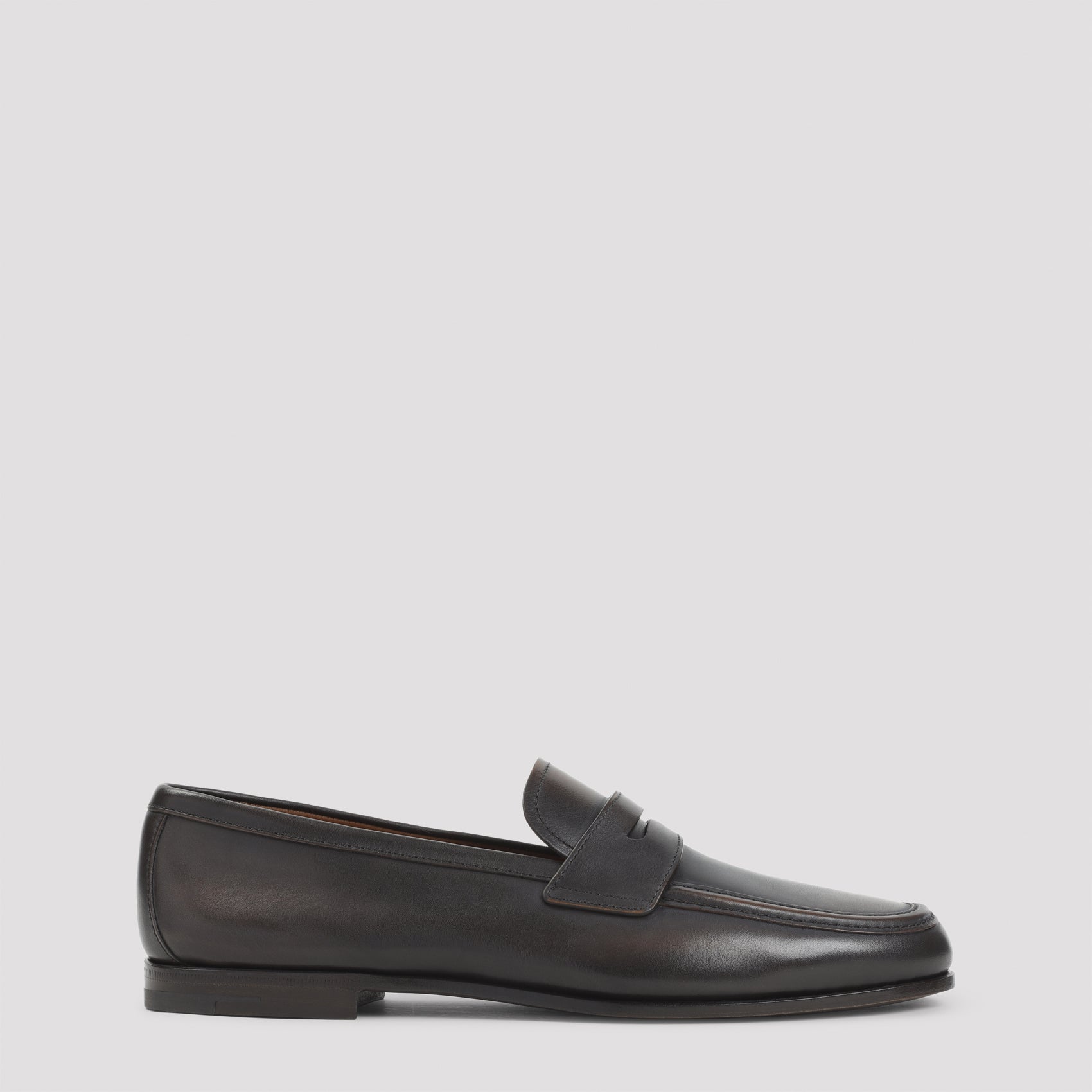 Rother Loafers Brown Calf Leather Shoe