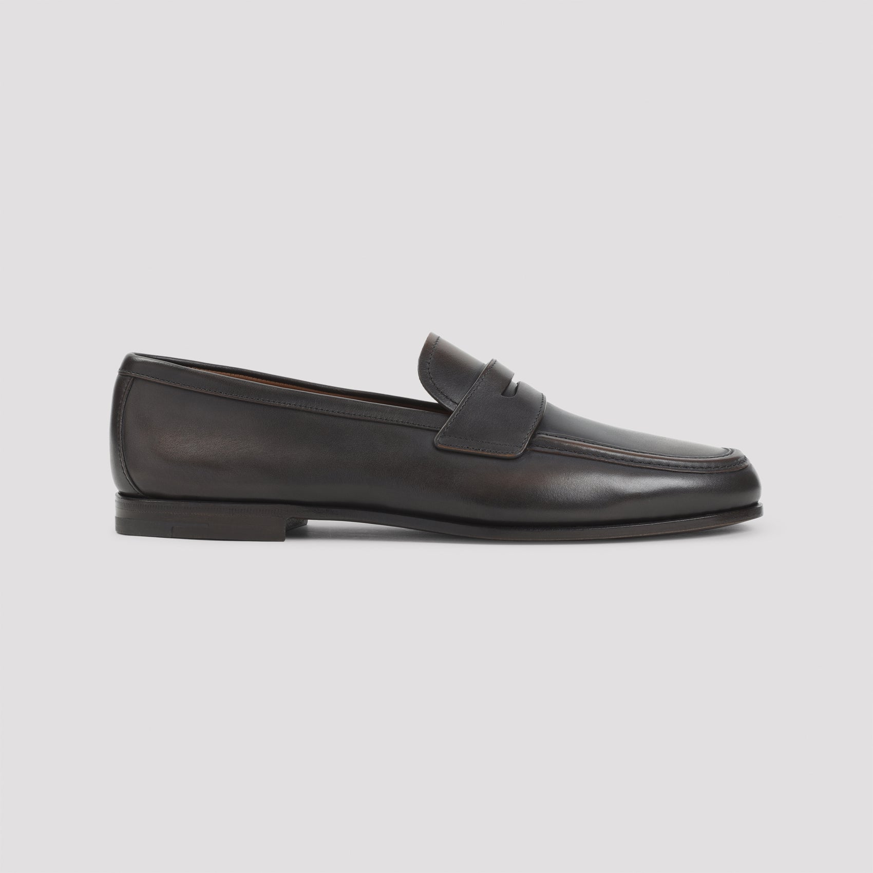 Rother Loafers Brown Calf Leather Shoe