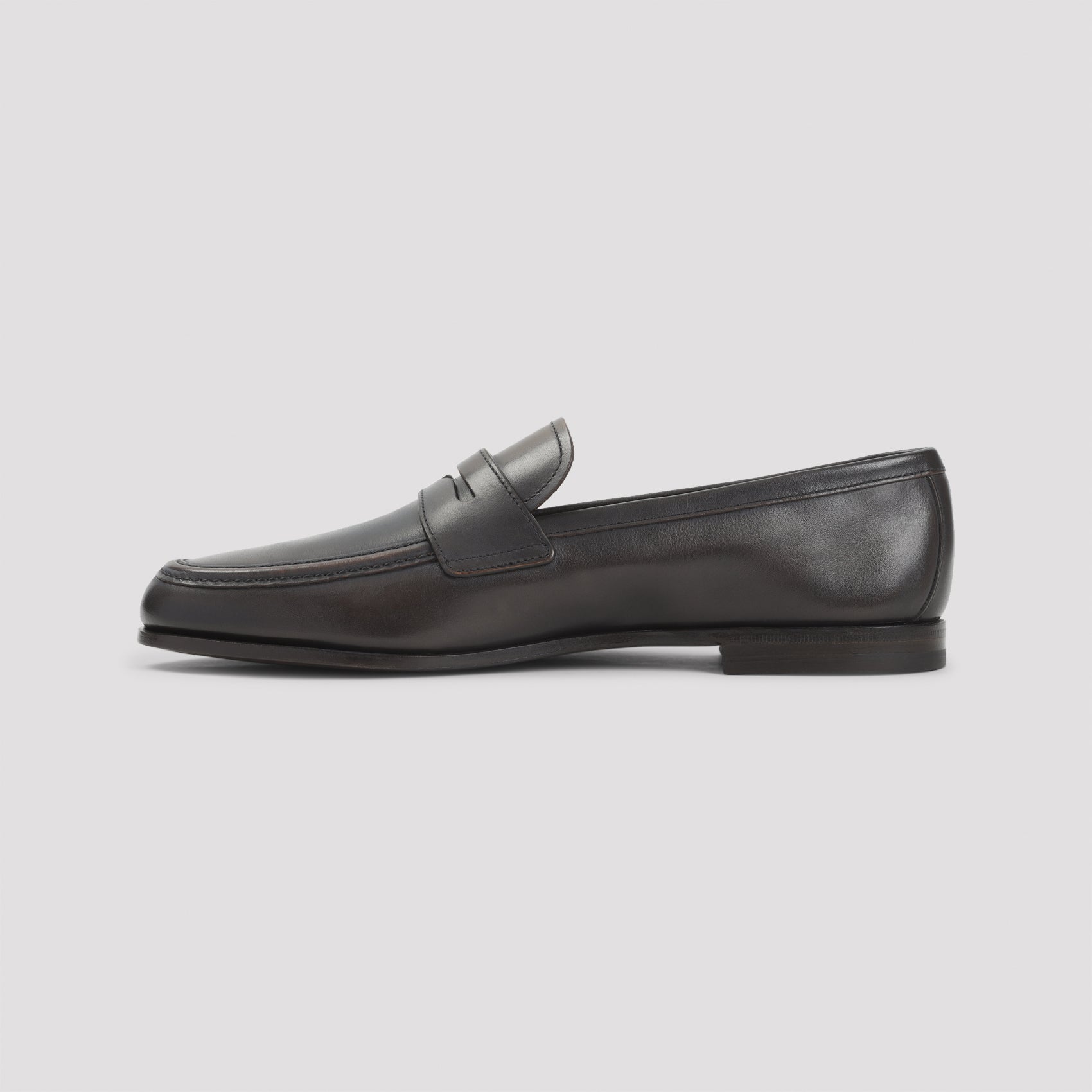 Rother Loafers Brown Calf Leather Shoe