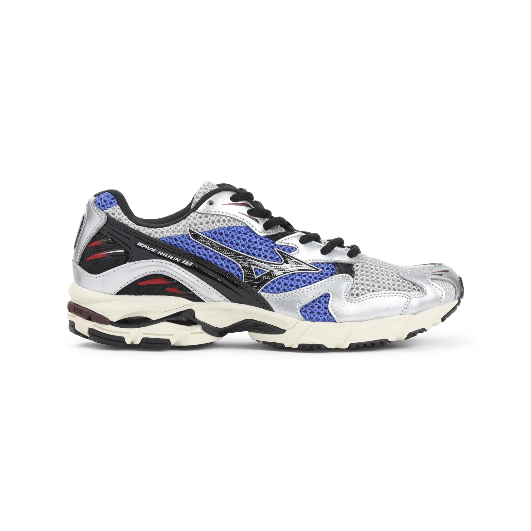 Wave Rider 10 Sport Sneakers Multicolour Leather Mesh Rubber Shoe