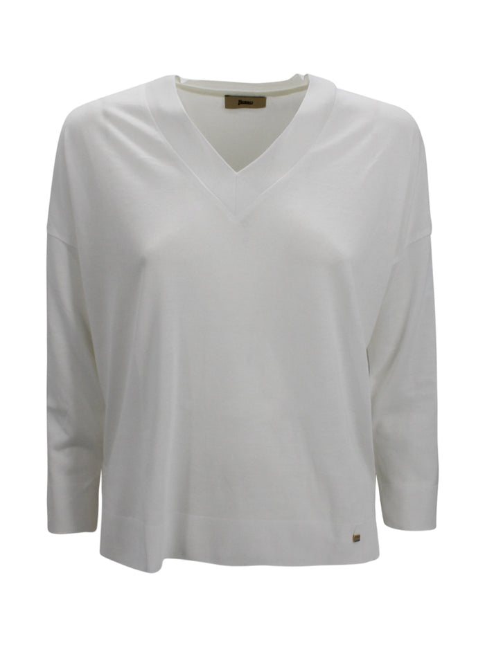 Herno Sweaters White Lyocell