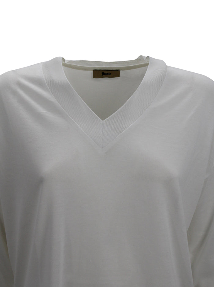 Herno Sweaters White Lyocell