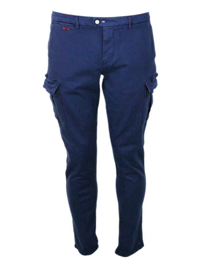 Tramarossa Trousers Blue 87co 9pl 4ea