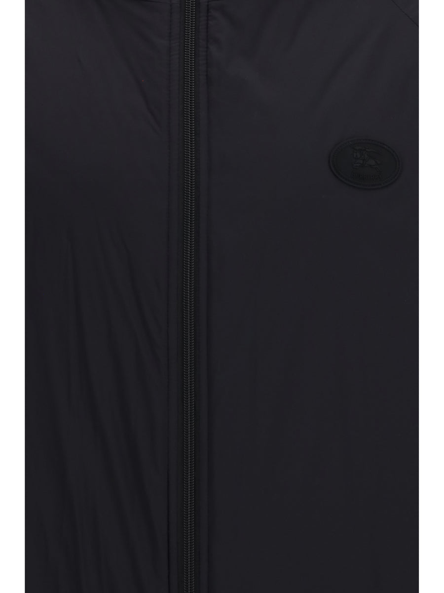 Hooded Jacket Dunwich Black Nylon