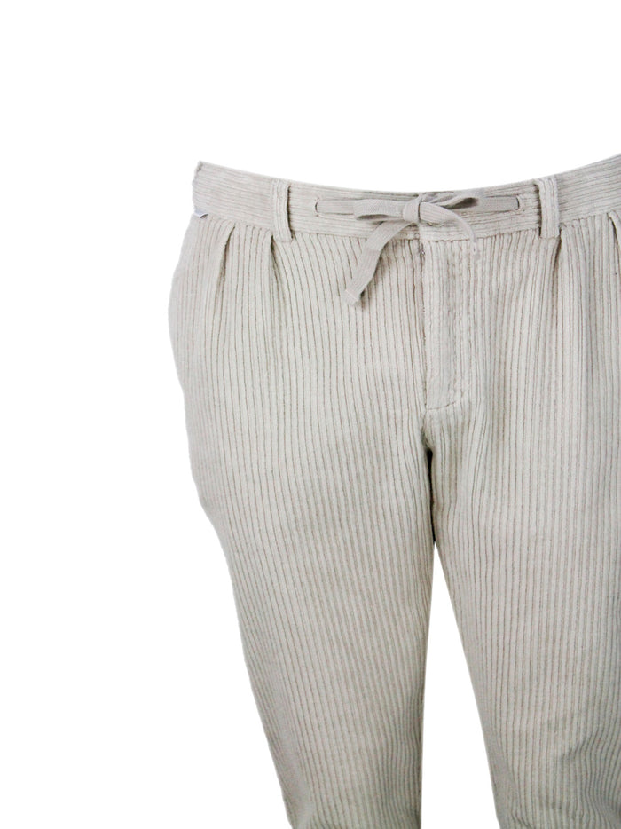 04651-A Trip A Bag Trousers Beige 97co 3ea