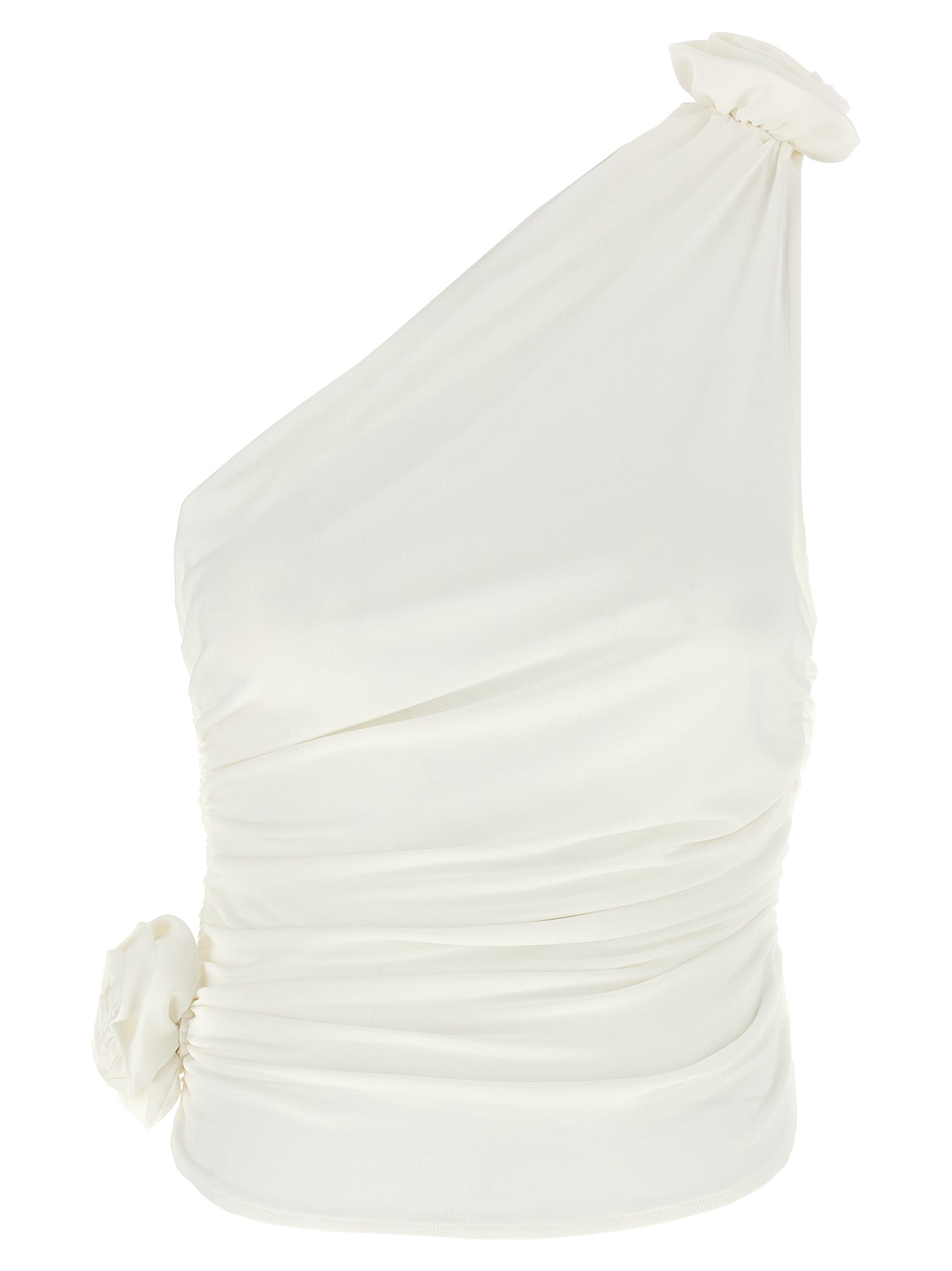 01 top White Viscose Tops
