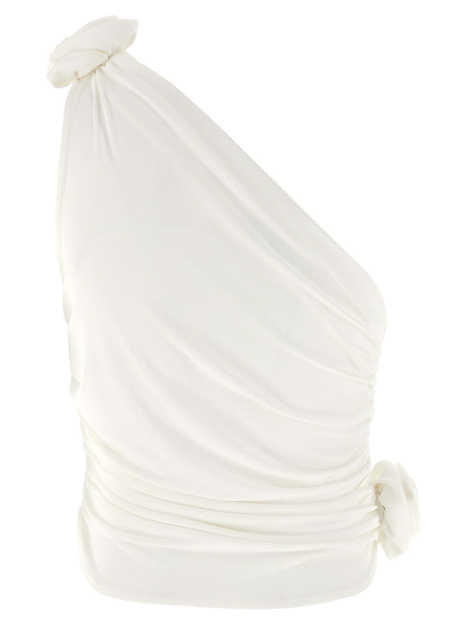 01 top White Viscose Tops