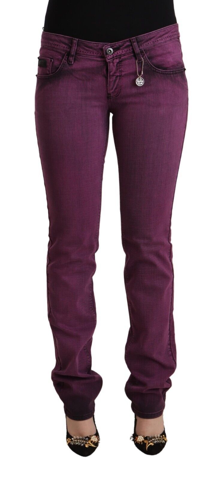 Costume National 98% Cotton jeans in purple