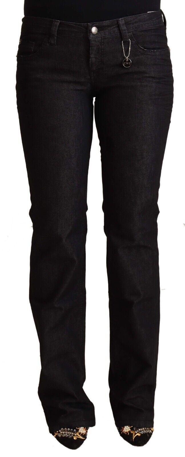 Costume National 73% Cotton jeans in black