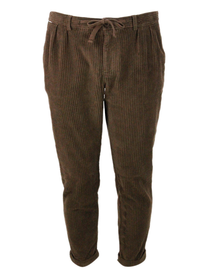 04651-A Trip A Bag Trousers Brown 97co 3ea