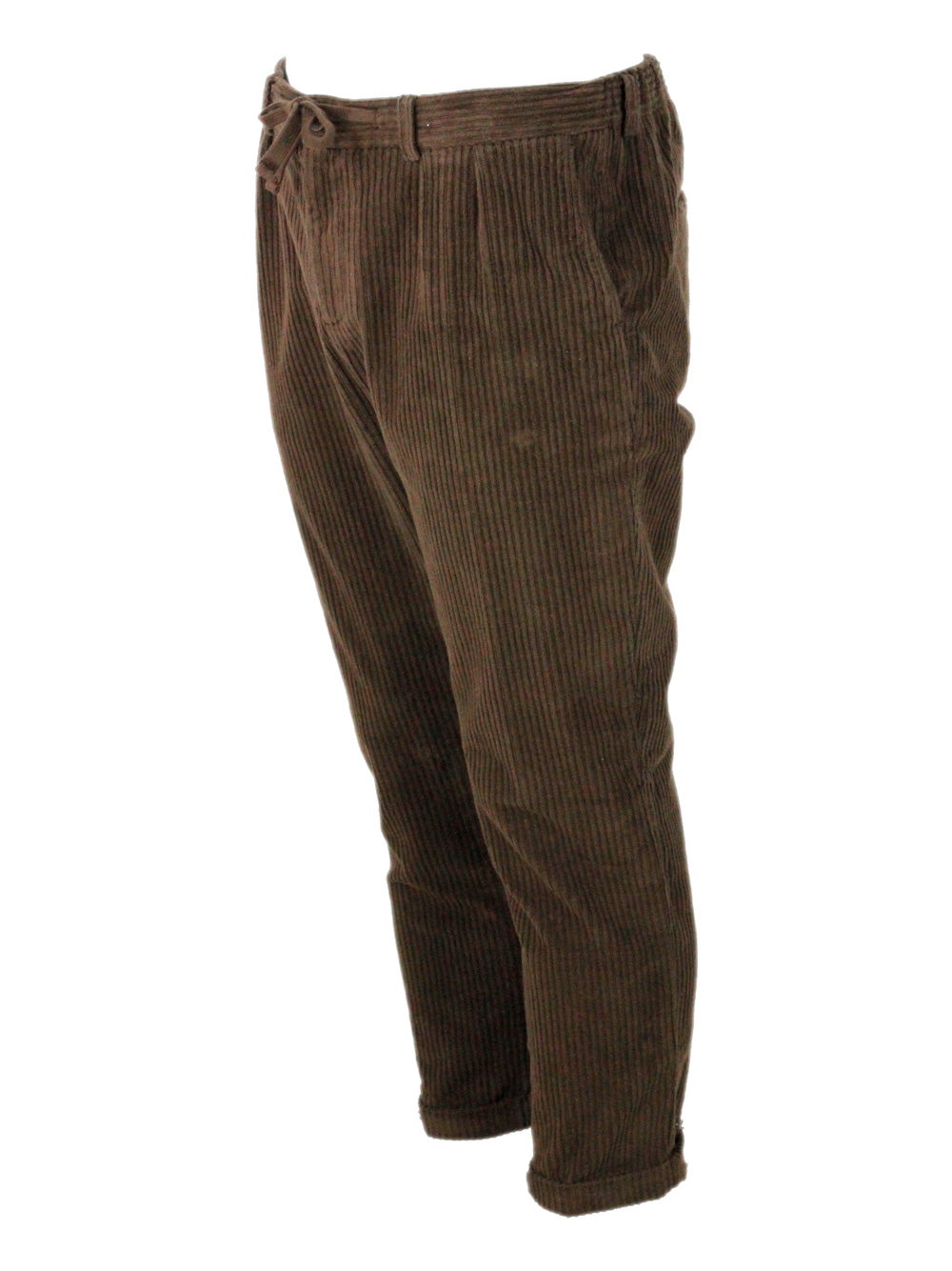 04651-A Trip A Bag Trousers Brown 97co 3ea