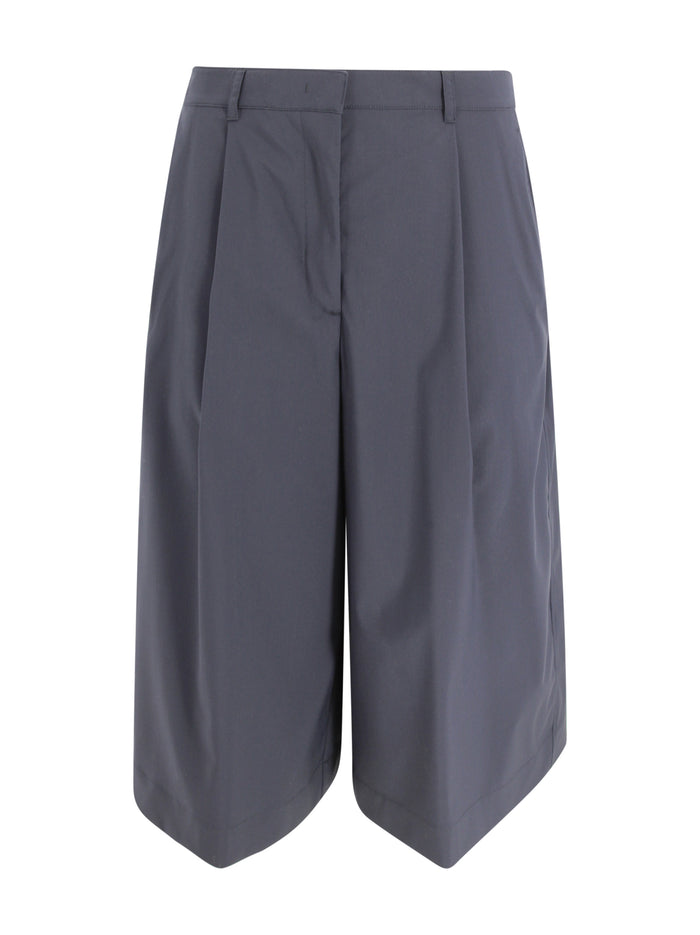Herno Shorts Blue Cotton