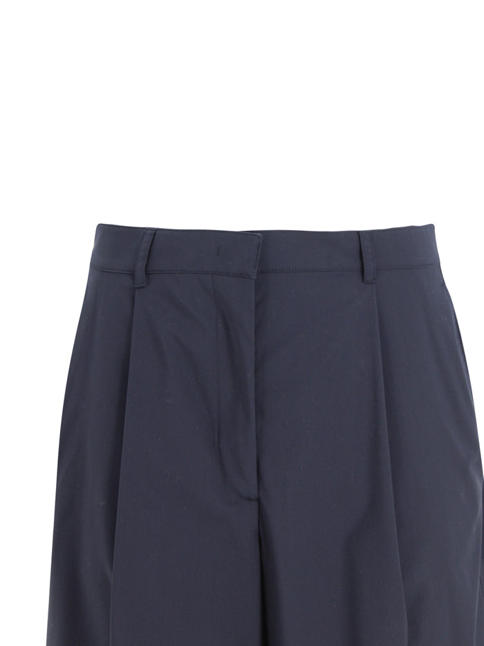 Herno Shorts Blue Cotton