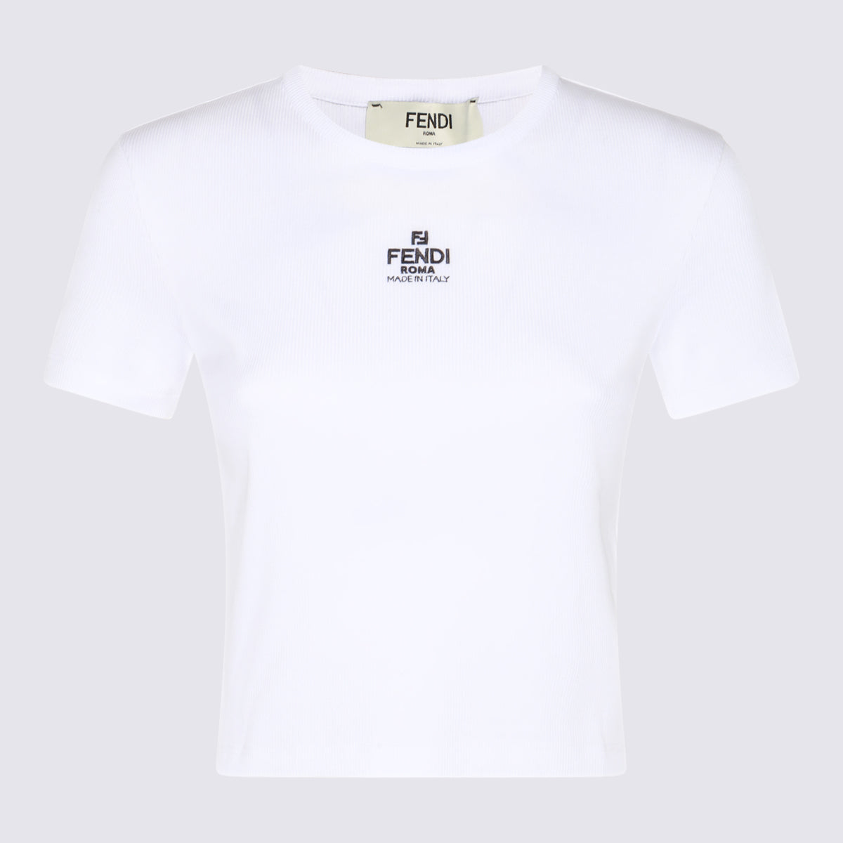 Fendi T-Shirts And Polos White _co