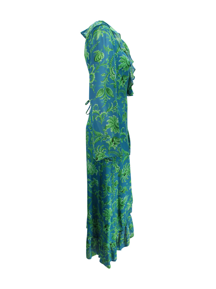 Etro Dresses Blue Silk