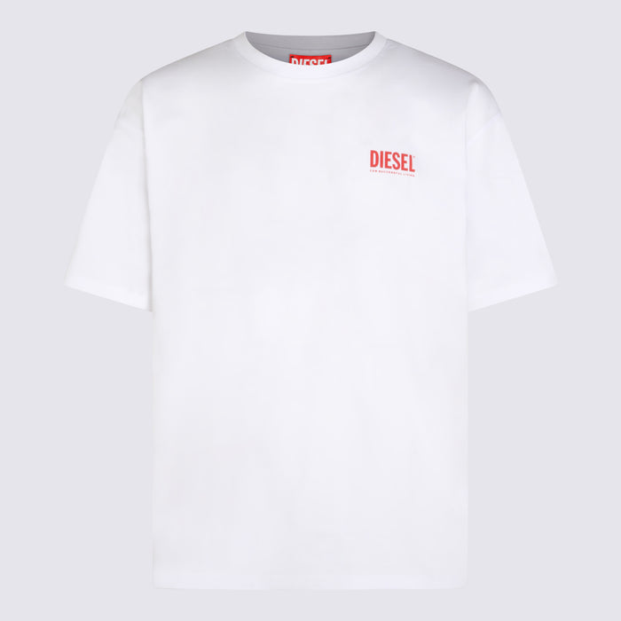 Diesel T-Shirts And Polos White _co