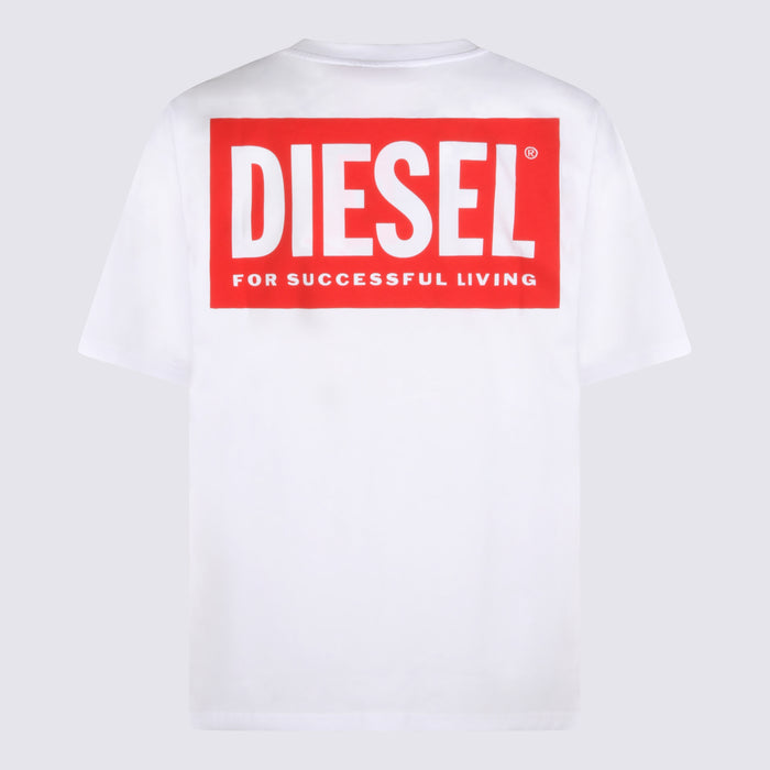 Diesel T-Shirts And Polos White _co