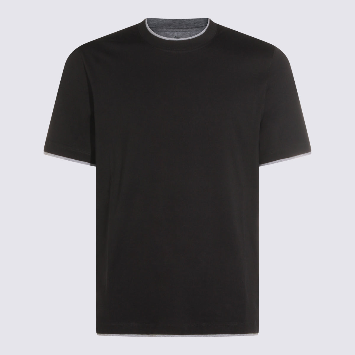 Brunello Cucinelli T-shirts and Polos Black _co